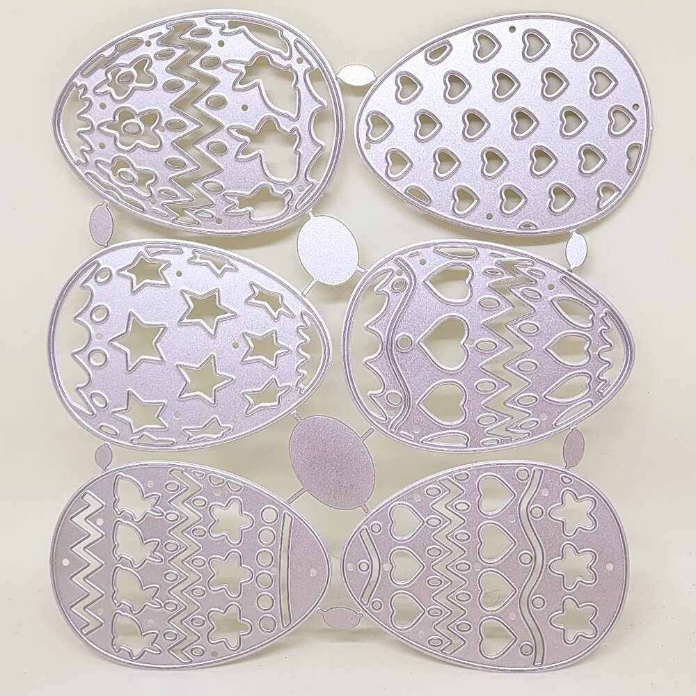 Easter Eggs Dies set of 6